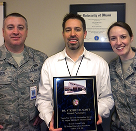 Dr. Scott_Airforce_Outstanding Service Plaque